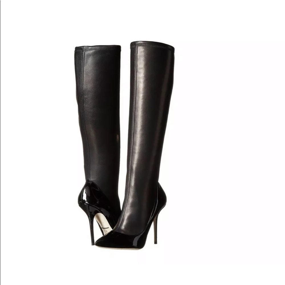 Dolce & Gabbana Stivale Alto Vernice Heel Boots